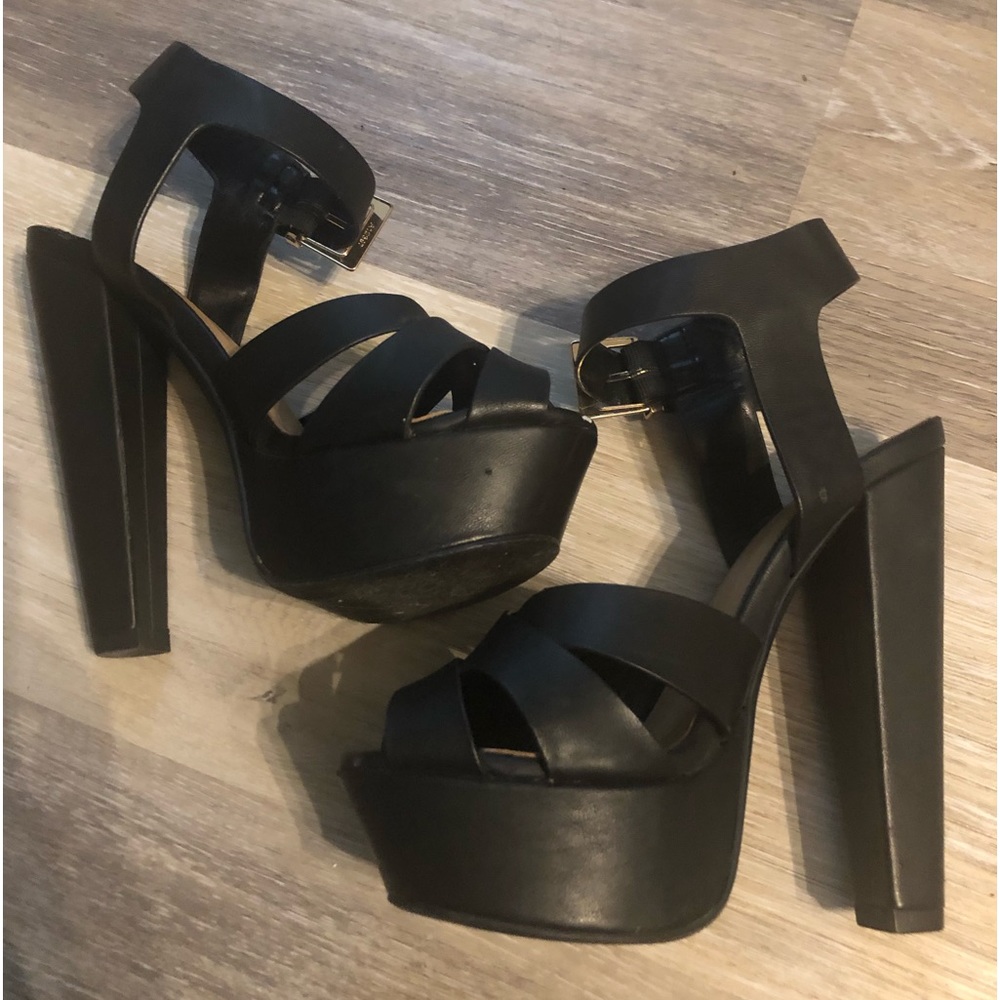 Black high heels